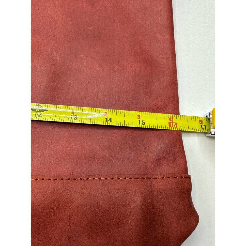 ABLE Brick Red Crossbody Crossbody Abrera Leather Handles - Picture 3 of 10
